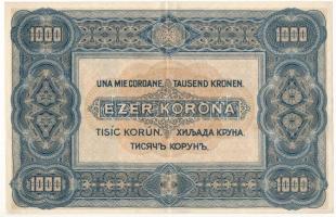 1920. 1000K "Orell Füssli Zürich" nyomdahely jelöléssel T:F apró anyaghiba, egyébként szép...