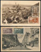 1928 TCV képeslap és nyomtatvány Magyarországra / TCV postcard and printed matter to Hungary