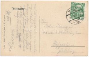 Melk a. d. Donau. Art Nouveau playing card frame (EB)