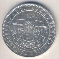 Bulgária 1884. 5L Ag T:3