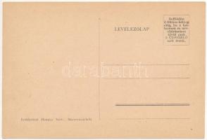 Meggyesfalva, Mureseni; gépkocsiszín a telepen. Erdélyrészi Hangya Szövetkezet kiadása, Ferenczy Lás...