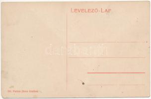 Nagyszalonta, Salonta; Kossuth utca, Vendéglő a Zöldfához, Patócs János üzlete és saját kiadása / st...