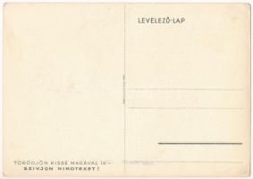 Törődjön kissé magával is - szívjon Nikotexet! Nikotex Faintos cigaretta és szivarka reklámlapja / H...