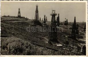 1938 Ploiesti, Ploesti, Ploesci; oil plant, oil well, oil fields, drilling tower (EK)