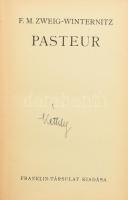 F. M. Zwei-Winternitz: Pasteur. A címlapon Kéthly névbejegyzéssel. [Feltehetőleg Kéthly Anna (1889-1976) politikus névbejegyzése.] Ford.: H. Révhegyi Rózsa. Bp., én., Franklin. Kiadói kopott félvászon-kötés, kopott borítóval. A borító belső oldalán "A rombadőlt és újjászületett Franklin Társulat Kiadványa 70. sz." címkével.