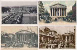 31 db RÉGI közlekedési eszköz motívumos képeslap: automobilok, buszok, omnibusz, lovashintó / 31 pre-1945 traffic motive postcards: automobiles, autobuses, omnibus, horse-drawn carriage