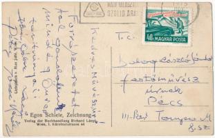 Zeichnung. Lichtdruck v. Max Jaffé. Verlag der Buchhandlung Richard Lányi s: Egon Schiele (tears)