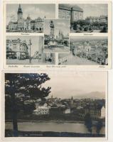 29 db RÉGI történelmi magyar város képeslap vegyes minőségben: főleg Felvidék, Kárpátalja, Vajdaság ...