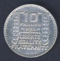 Franciaország 1932. 10Fr Ag T:2/3