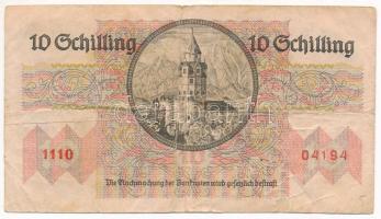 Ausztria 1946. 10Sch "1110 04194" T:F
Austria 1946. 10 Schilling "1110 04194" C...