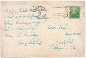 1935 Kellemes karácsonyi ünnepeket! Rigler József Ede kiadása / Hungarian Christmas greeting art pos...