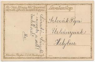 Boldog Húsvéti Ünnepeket. Az Orsz. Magy. Kir. Iparművészeti iskola levelezőlapjai. Ungarische Werkst...