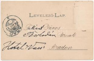 1899 (Vorläufer) Petrozsény, Petroseni, Petrosani; Szent Ferenc-rendi nővérek zárdája. Joánovits és ...