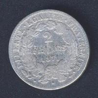 Franciaország/Modern Köztársaság 1871A 2Fr Ag T:3