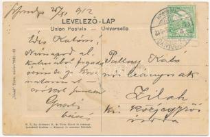 1912 Szilágysomlyó, Simleu Silvaniei; Páskuj-féle Anna mulató, teniszpálya. W.L. Bp. "Ideal&quo...