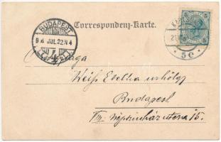 1904 Karlovy Vary, Karlsbad; Balloon montage. Lederer & Popper