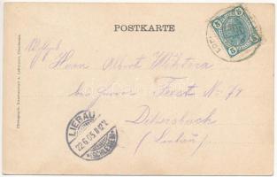 1905 Janské Lázne, Johannisbad i. Böh.; A. Lehmann Art Nouveu litho