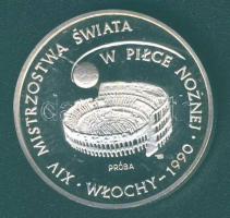Lengyelország 1988. 1000Zl Ag "Labdarúgó VB" próba! T:PP