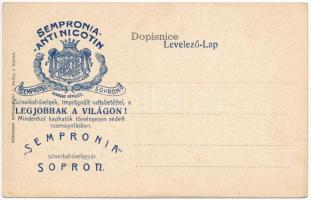 Kolín, Obcanská zálozna / Credit union. J. Kasky Art Nouveau, floral, litho + Sempronia Anti Nicotin...