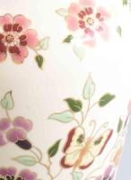 Zsolnay pillangó mintás váza. Jelzett, hibátlan, m: 34 cm