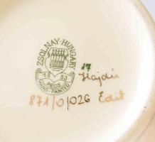 Zsolnay pillangó mintás váza. Jelzett, hibátlan, m: 27 cm