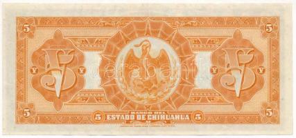 Mexikó / Chihuahua DN (1913) 5P "A 258363" T:XF
Mexico / Chihuahua ND (1913) 5 Pesos &quo...