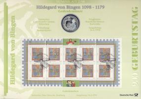 Németország 1998. 10M Ag "Wesztfáliai béke" + 10M Ag "Hildegard von Bingen" nagy...