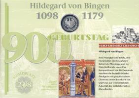 Németország 1998. 10M Ag "Wesztfáliai béke" + 10M Ag "Hildegard von Bingen" nagy...