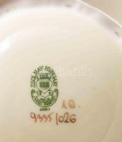 Zsolnay pillangó mintás váza. Jelzett, hibátlan, m: 18 cm