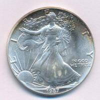 Amerikai Egyesült Államok 1987. 1$ Ag "Amerikai Sas" T:UNC patina USA 1987. 1 Dollar Ag "American Eagle" C:UNC patina Krause KM#273