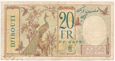Francia Szomáliföld / Dzsibuti DN (1928-1938) 20Fr "O.15 184" T:F fo.
French Somaliland /...
