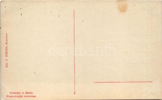 Román népviselet / Romanian folklore. Colectia A. Bellu. Edit. C. Sfetea, Bucuresti