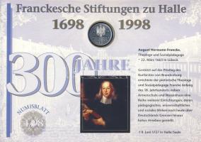 Németország 1998. 10M Ag "Frank Alapítvány" + 10M Ag "50 éves a Német Márka" nag...