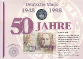 Németország 1998. 10M Ag "Frank Alapítvány" + 10M Ag "50 éves a Német Márka" nag...