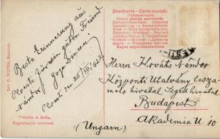 1923 Román népviselet / Romanian folklore. Colectia A. Bellu. Edit. C. Sfetea, Bucuresti