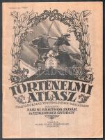 cca 1926 Albisi Barthos Indár - Kurucz György: Történelmi atlasz Magyarország történelmének tanításához. Bp., M. Kir. Áll. Térképészet, 28x21 cm, 32 p.