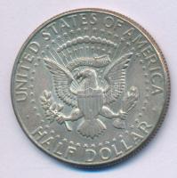 Amerikai Egyesült Államok 1964. 1/2$ Ag "Kennedy" T:AU,XF patina USA 1964. 1/2 Dollar Ag &...