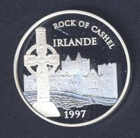Franciaország 1997. 100Fr/15€ Ag "Írország-Rock of Cashel" T:PP Csak 20.000db! Eredeti díszdobozban, tanúsítvánnyal!