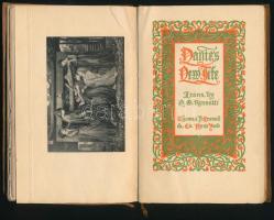 Dante, [Alighieri]: The New Life. Translated by D[ante] G[abriel] Rossetti. New York,én.,Thomas Y. C...