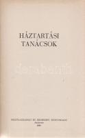 Háztartási tanácsok
Bukarest, 1963. Mezőgazdasági és Erdészeti Könyvkiadó (Întreprinderea Poligrafi...