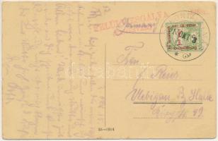 1915 Torontálalmás, Torontál-Almás, Apfeldorf, Jabuka; Kasztner József üzlete, Római katolikus templ...