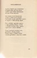 Nagy László:
Tűnj el fájás. Versek.
(Budapest), 1949. Hungária Könyvkiadó N. V. (Hungária Hírlapny...
