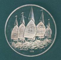 NSZK 1972. "Olimpia - Kiel" Ag (1000) emlékérem 15g T:PP