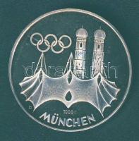 NSZK 1972. Olimpia - München Ag (1000) emlékérem 15g T:PP