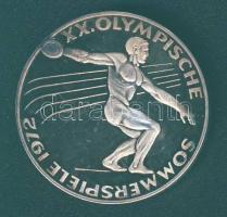 NSZK 1972. "Olimpia - München" Ag (1000) emlékérem 15g T:PP