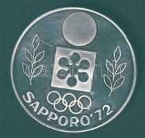 NSZK 1972. Olimpia - Sapporo Ag (1000) emlékérem 15g T:PP