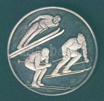 NSZK 1972. "Olimpia - Sapporo" Ag (1000) emlékérem 15g T:PP