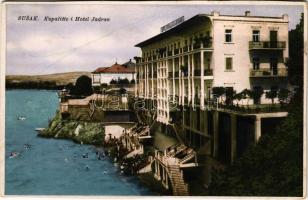 Fiume, Rijeka, Susak; Kupaliste i Hotel Jadran / hotel (fa)