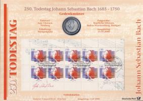 Németország 2000. 10M Ag "Német egység" + 10M Ag "Johann Sebastian Bach" nagyala...