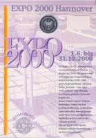 Németország 2000. 10M Ag "EXPO 2000 - Hannover" + 10M Ag "Nagy Károly" nagyalakú...